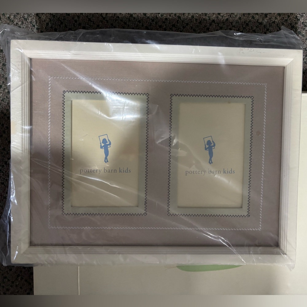 Pottery Barn Kids Embroidered Keepsake Frame
